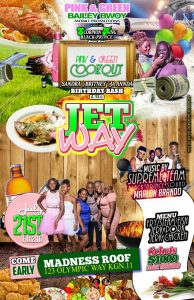 Pink & Green Jet Way July 21 , 2017