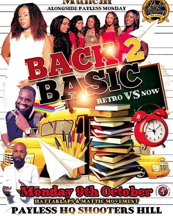 Back 2 Basic Retro Vs. Now Monday October 9, 2017