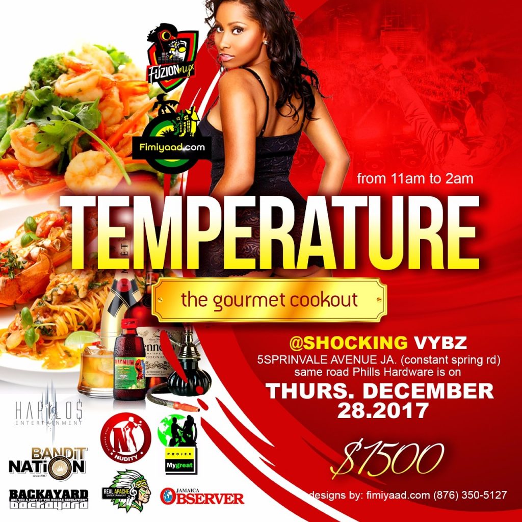 Temperature The Gourmet Cookout December 28, 2017