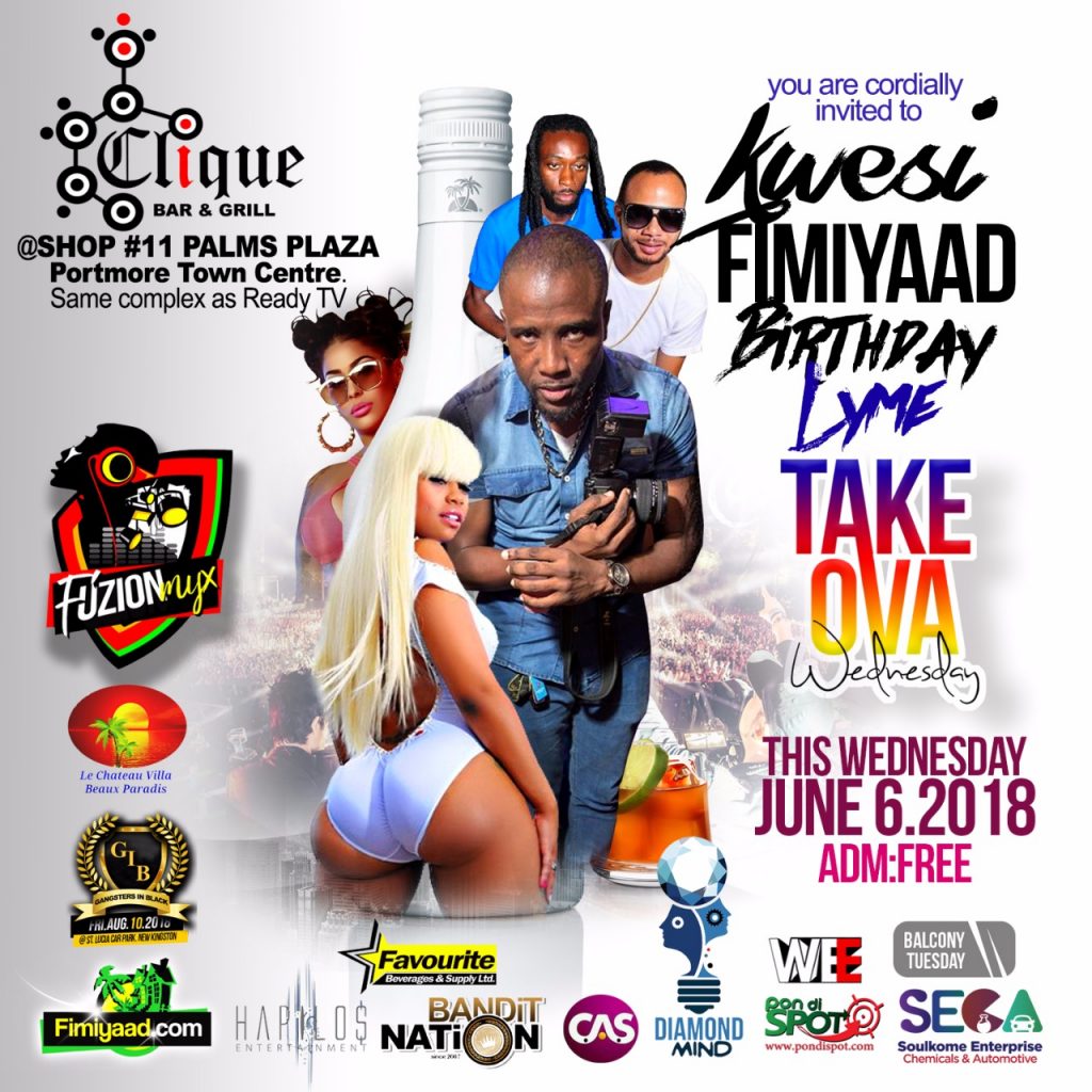 Kwesi Fimiyaad Birthday Lyme Take Ova Wednesday