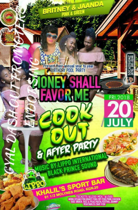 Money Shall Favor Me Cook Out & After Party